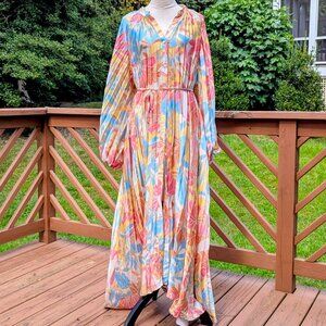 FLOWING PASTELS DRESS OR GOWN    NWT